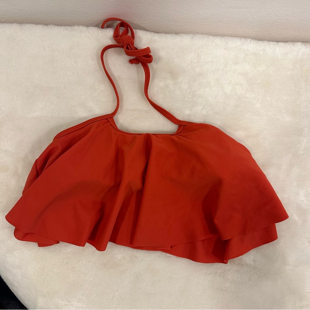 Kortni Jeane dusty red swimsuit top! Swinging top in a girls size 4/5!